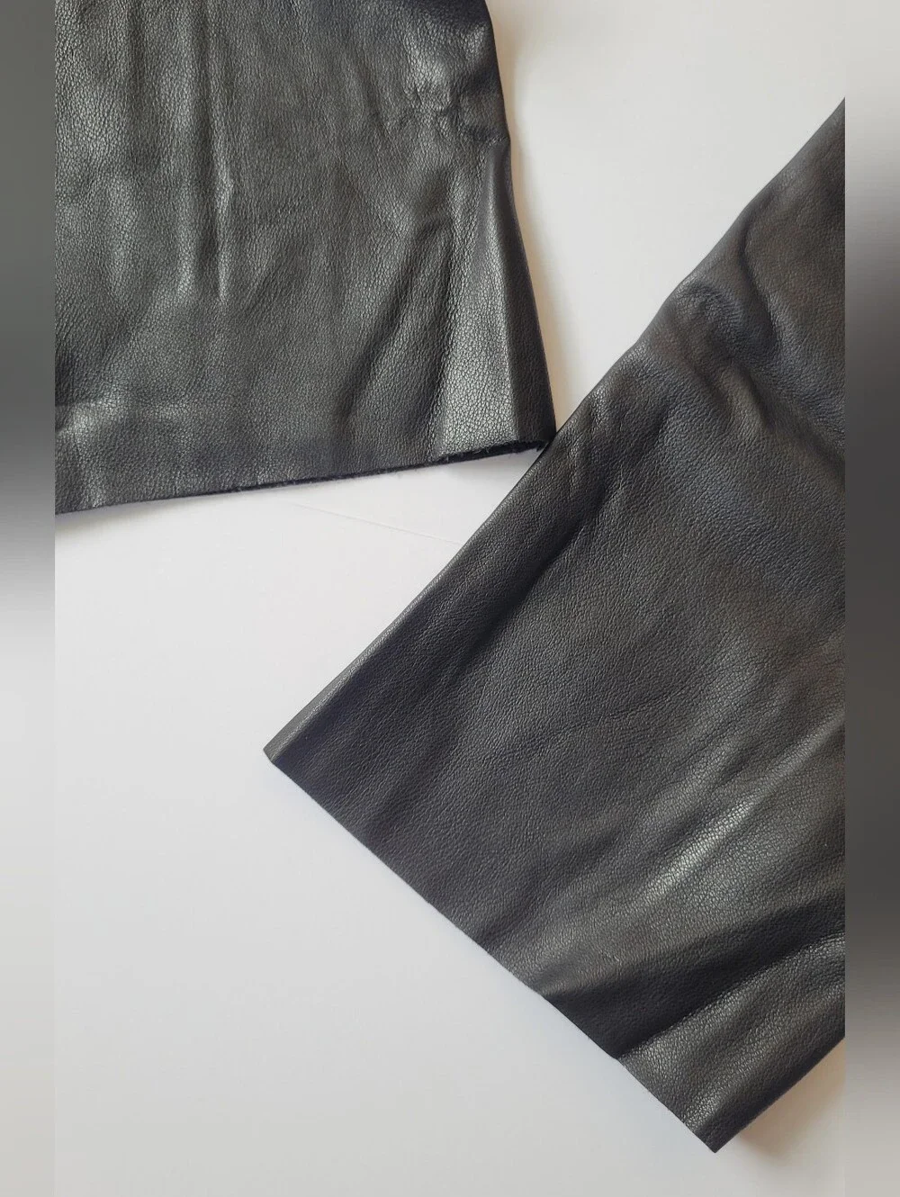 Express Black Faux Leather Cropped Flare Pants High Rise - Size 8R